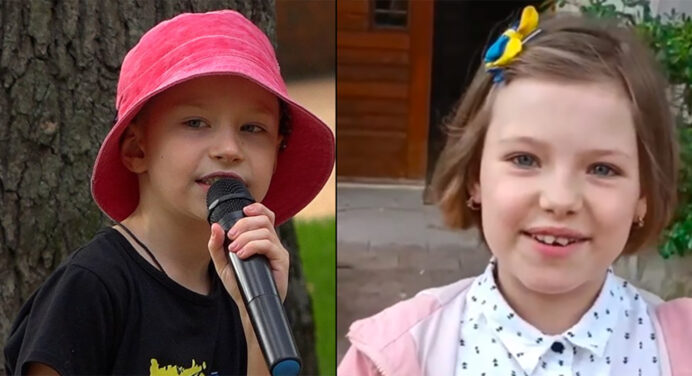 Українські діти допомагають нашим захисникам, як можуть: хтось співає, а дехто відрізає волосся 