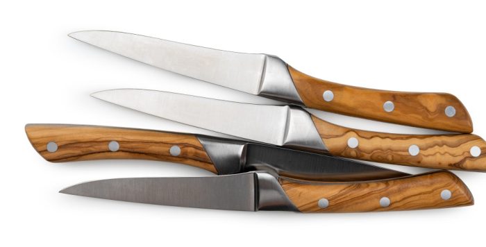 домашні ножі можна заточувати звичайними ножицями