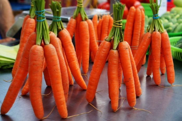 Відпускна вартість моркви була збільшена фермерами в середині осені