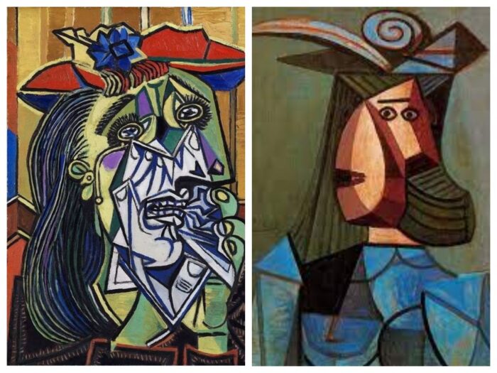 Картини Пабло Пікассо в техніці кубізму