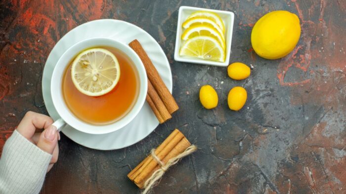 Ароматний чай з лимоном