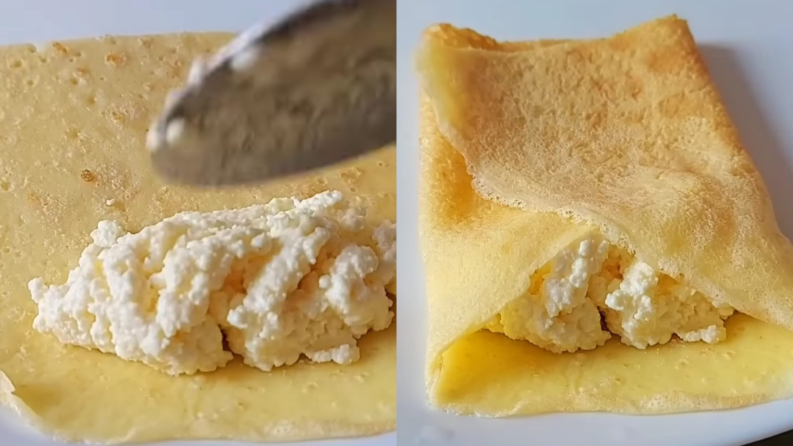Рецепт, як приготувати ніжні налисники з сиром лише за 10 хвилин. Фото з Youtube-каналу @Закарпатська Господиня