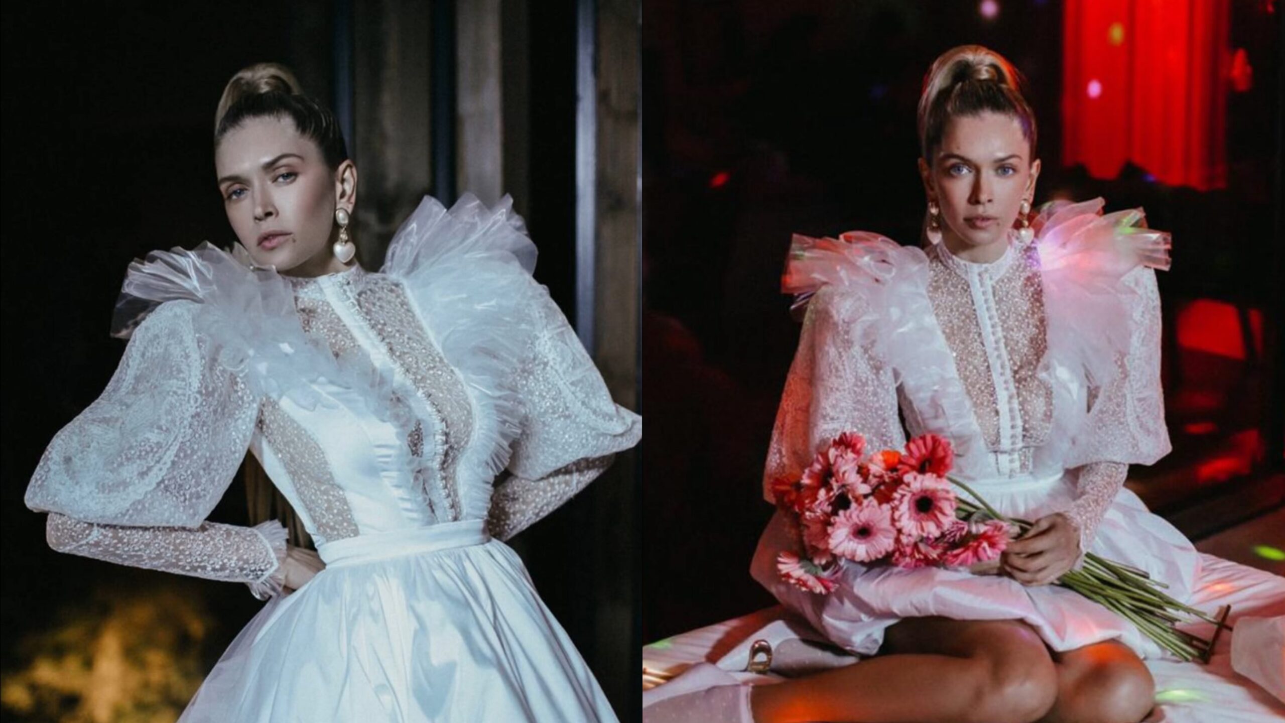 Віра Брежнєва показалась у весільній сукні та фаті, перебуваючи в Іспанії. Фото з Instagram @ververa